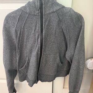 Lululemon Scuba Gray Zip-Up Hoodie XS/S